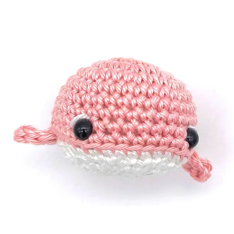 Häkeltier Wal • mini Altrosa — Kiki-Ena Bastelmaterial Naturholz