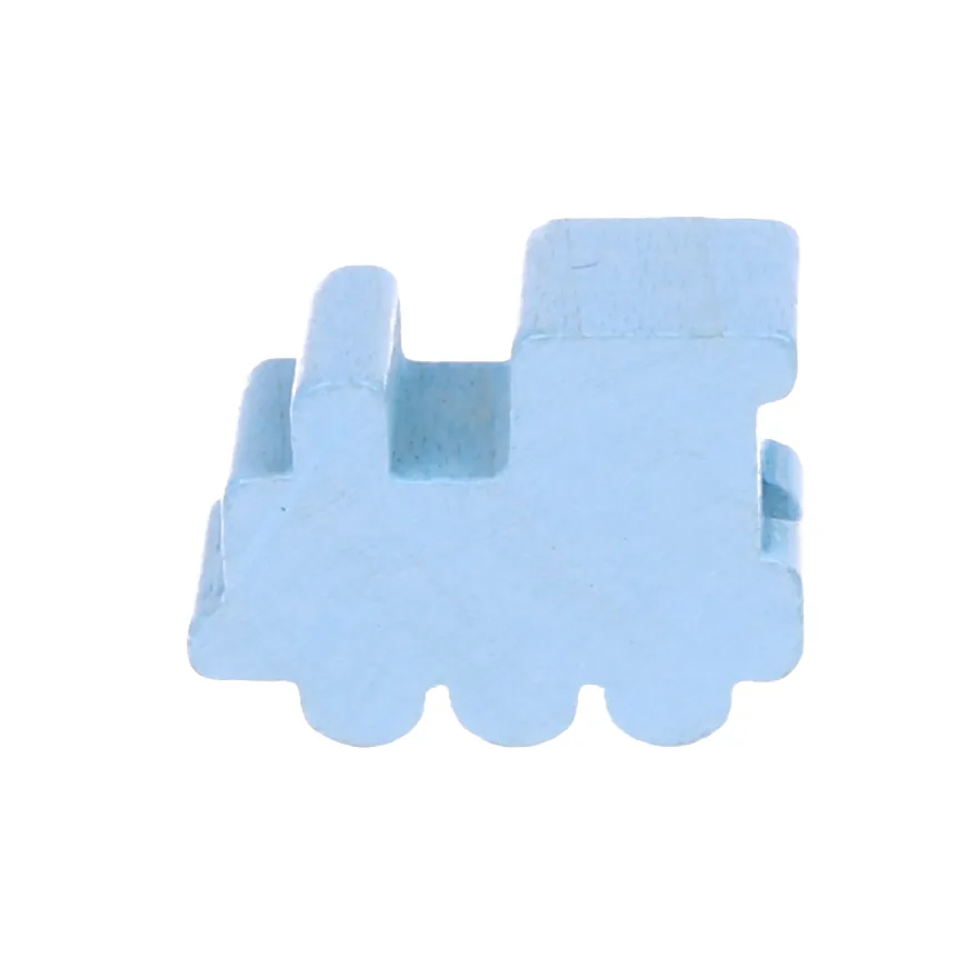 Motivperle Lokomotive - SALE babyblau — Kiki-Ena Bastelmaterial Naturholz Motivperle Lokomotive - SALE babyblau — Kiki-Ena Bastelmaterial Naturholz