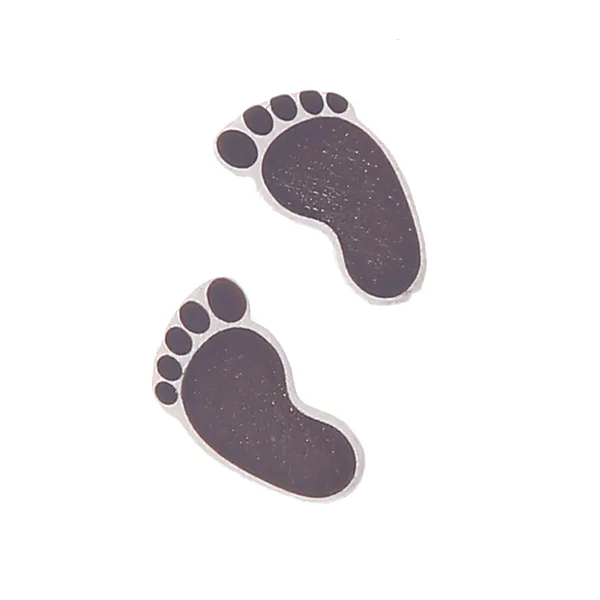 Motivperle Babyfüße • 1 Paar Unbekannt — Kiki-Ena Bastelmaterial Naturholz Motivperle Babyfüße • 1 Paar Unbekannt — Kiki-Ena Bastelmaterial Naturholz