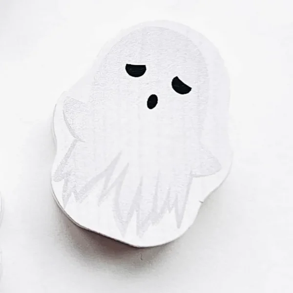 Motivperle Gespenst Boo — Kiki-Ena Bastelmaterial Naturholz