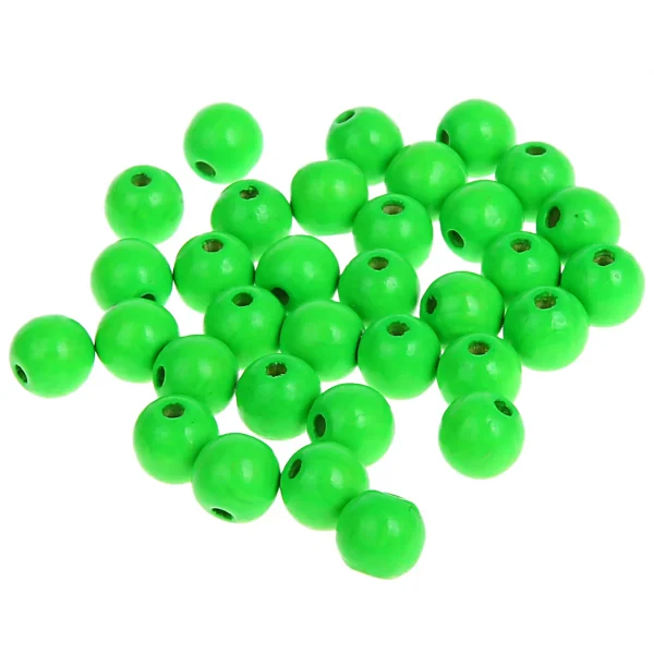 Neonperlen 8mm • 50 Stück Neongrün — Kiki-Ena Bastelmaterial Naturholz Neonperlen 8mm • 50 Stück Neongrün — Kiki-Ena Bastelmaterial Naturholz