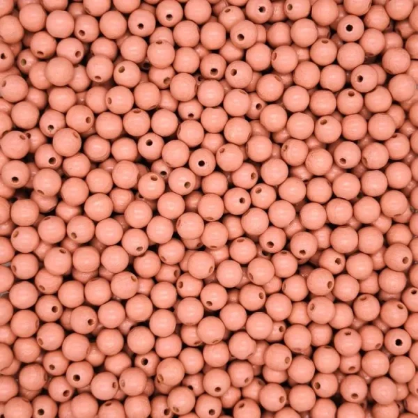 Pastellfarben Holzperlen 10mm • 50 Stück Unbekannt — Kiki-Ena Bastelmaterial Naturholz