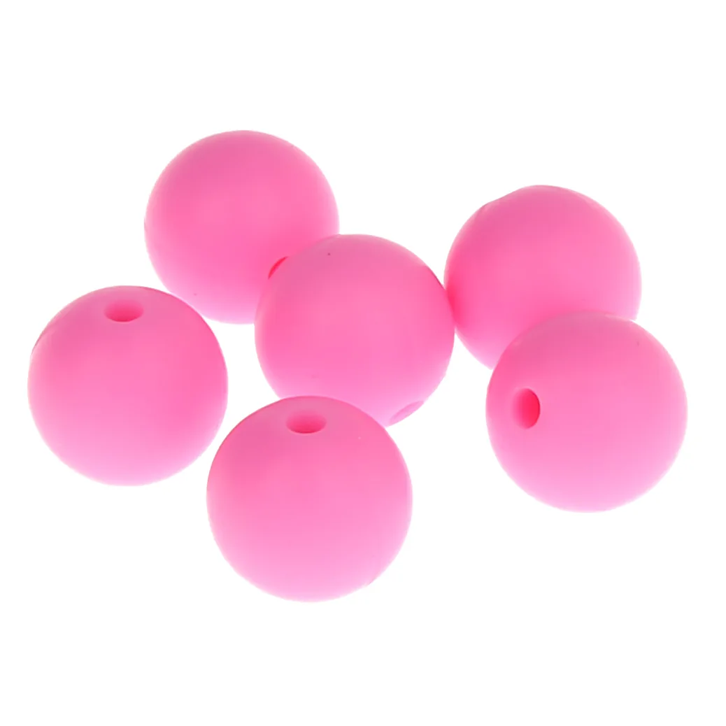 Silikonperle 9mm Babyrosa — Kiki-Ena Bastelmaterial Naturholz