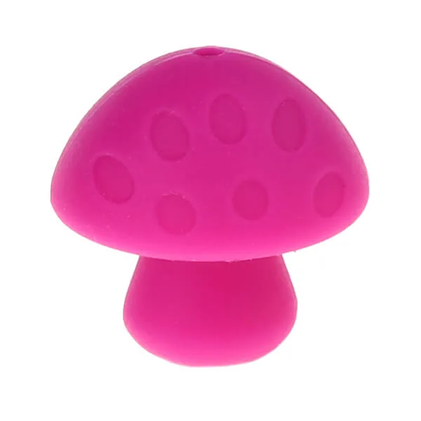 Silikonmotiv Pilz Dunkelpink — Kiki-Ena Bastelmaterial Naturholz