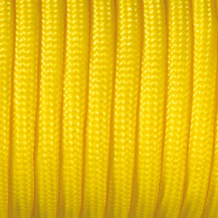 Paracord-Kordel Ø 4 mm • 1 Meter Gelb — Kiki-Ena Bastelmaterial Naturholz Paracord-Kordel Ø 4 mm • 1 Meter Gelb — Kiki-Ena Bastelmaterial Naturholz