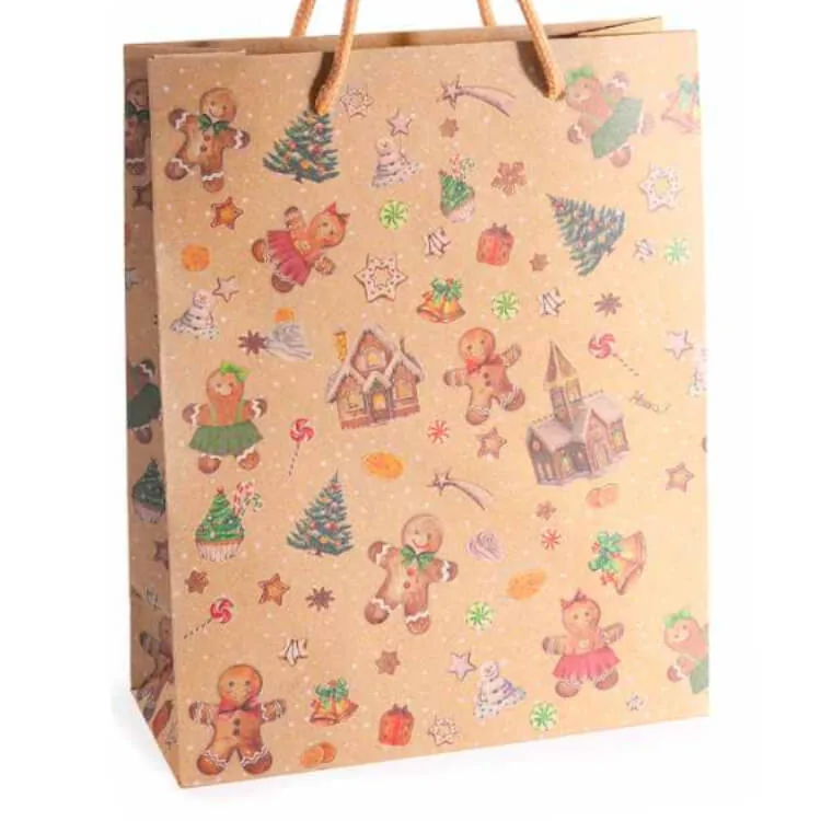 Geschenktüte Weihnachten (mittelgroß) Bunt — Kiki-Ena Bastelmaterial Naturholz Geschenktüte Weihnachten (mittelgroß) Bunt — Kiki-Ena Bastelmaterial Naturholz
