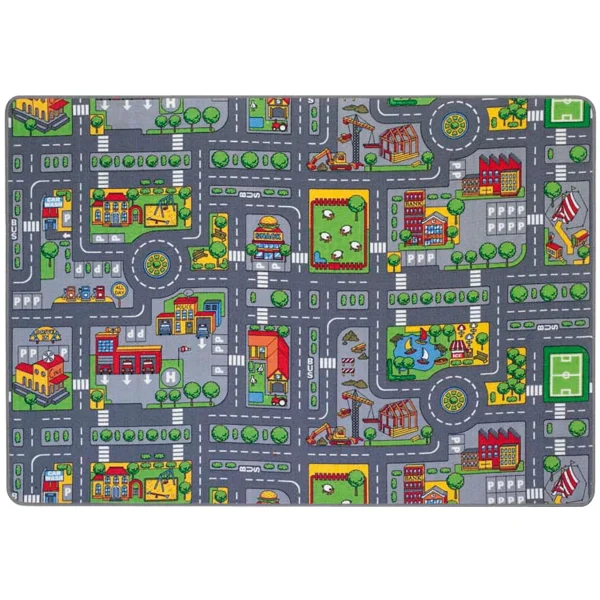 Verkehrsteppich 140 x 200 cm — Eduplay padagogisches Spielzeug Kita