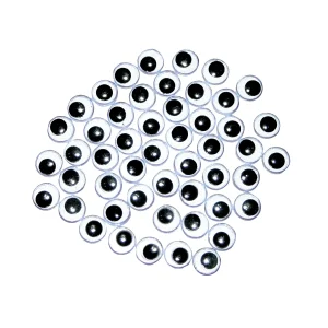 Wackelaugen 8 mm Schwarz/Weiß — Eduplay padagogisches Spielzeug Kita