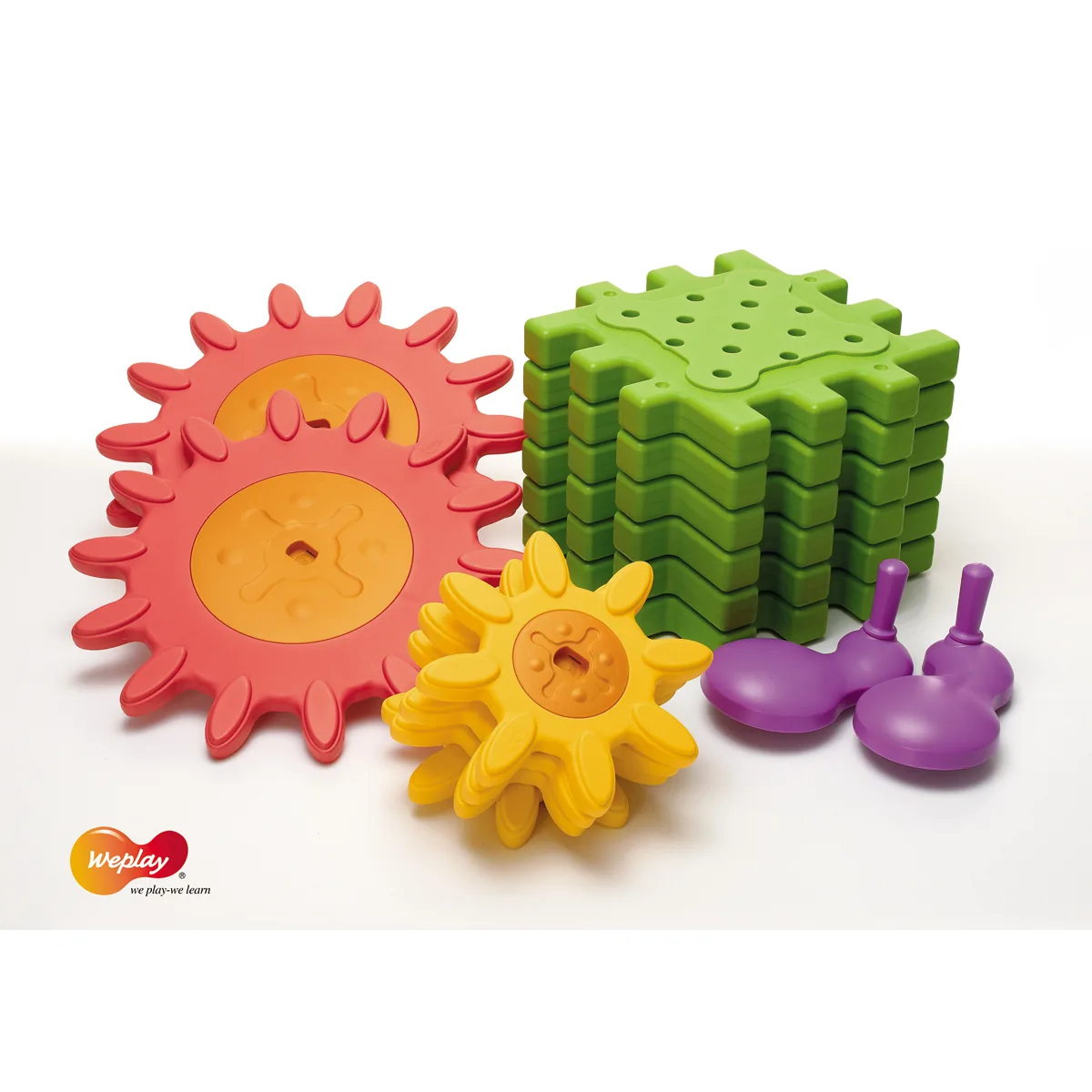 We-Block Gears — Kiki-Ena Bastelmaterial Naturholz