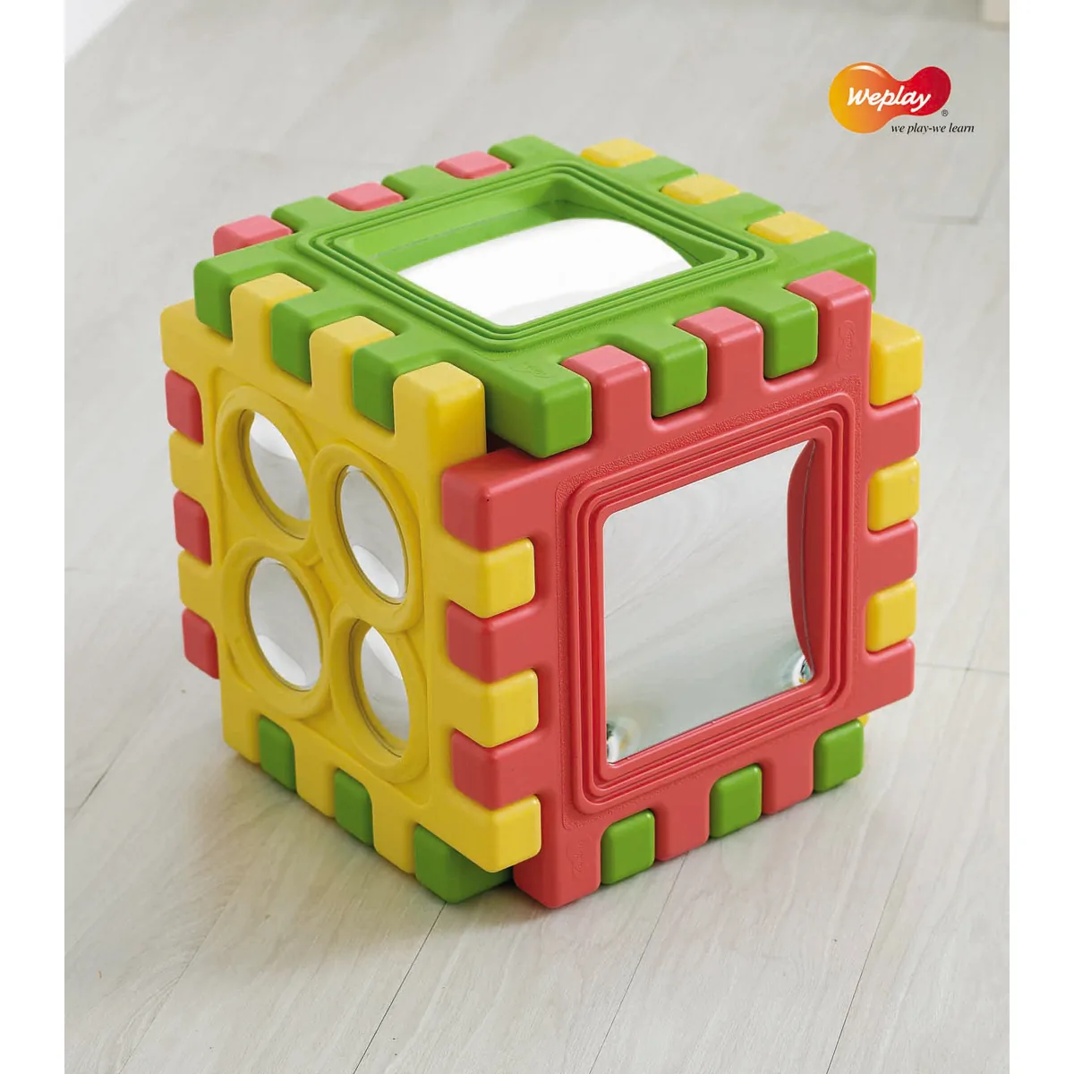 We-Block Spiegel — Kiki-Ena Bastelmaterial Naturholz