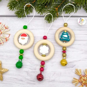 Weihnachtsanhänger Holzring 3er Bastelset — Kiki-Ena Bastelmaterial Naturholz Weihnachtsanhänger Holzring 3er Bastelset — Kiki-Ena Bastelmaterial Naturholz