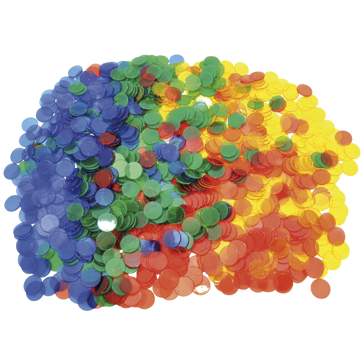 Zählchips transparent 1000er Set — Eduplay padagogisches Spielzeug Kita
